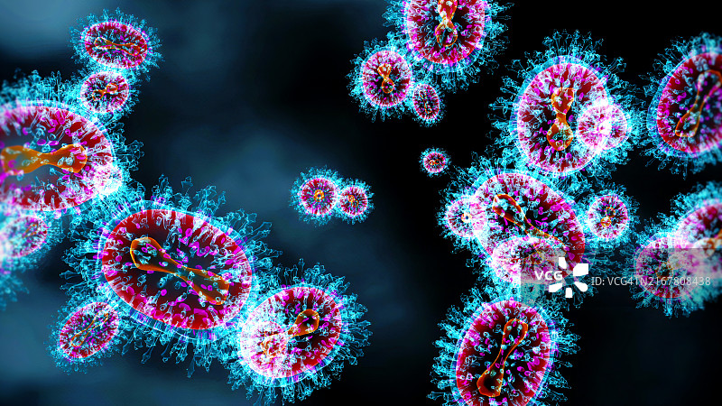 猴痘病毒图片素材