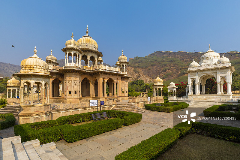 加托尔陵墓，斋浦尔，印度图片素材