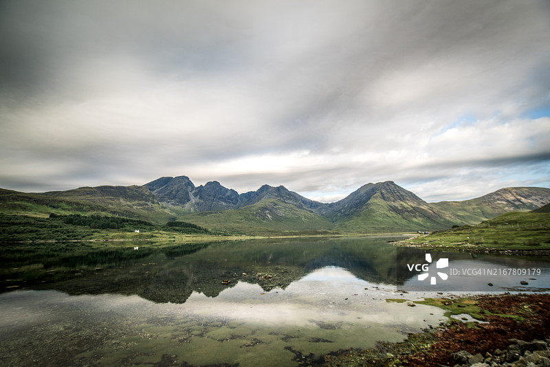斯凯岛上的库林山脉图片素材