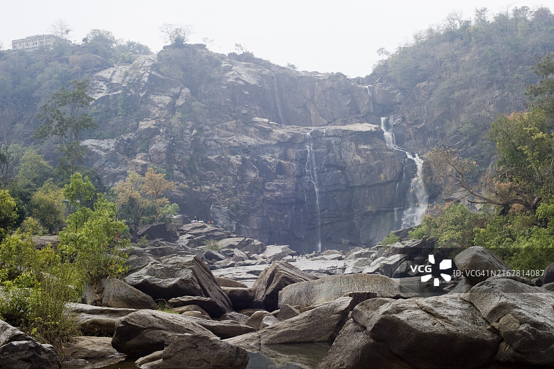 印度洪德鲁瀑布（322英尺）图片素材