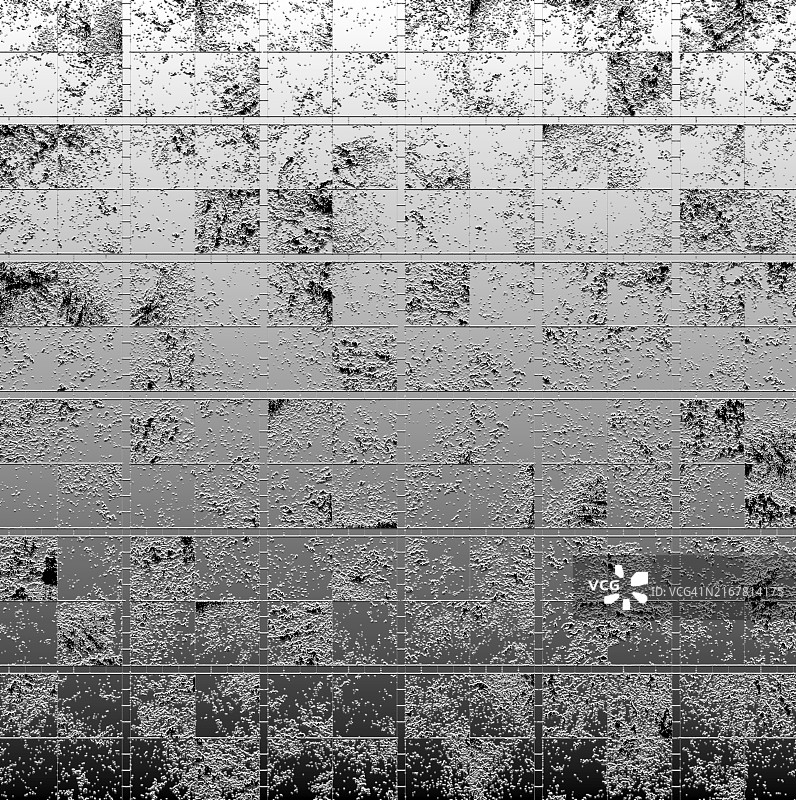 具有碎片化瓷砖纹理图案的抽象灰度图像图片素材