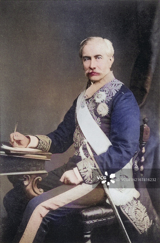 亨利·巴特尔·爱德华·弗里尔爵士（第一代从男爵，1815年至1884年），英国殖民地管理者。图片素材
