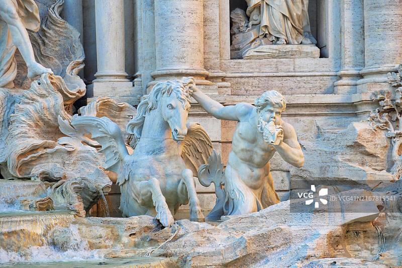 罗马特莱维喷泉图片素材