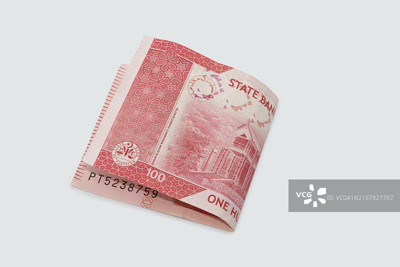 巴基斯坦卢比纸币，100卢比图片素材
