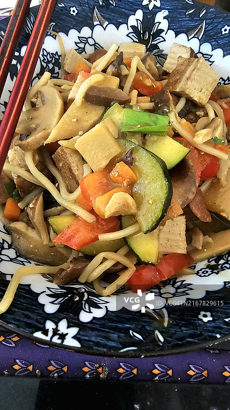 豆腐炒菜图片素材