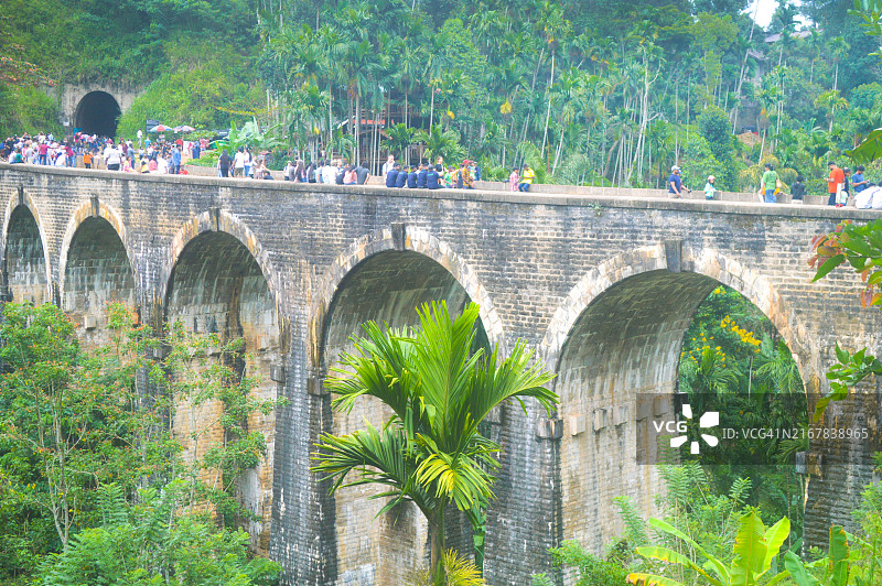 斯里兰卡九孔拱桥图片素材