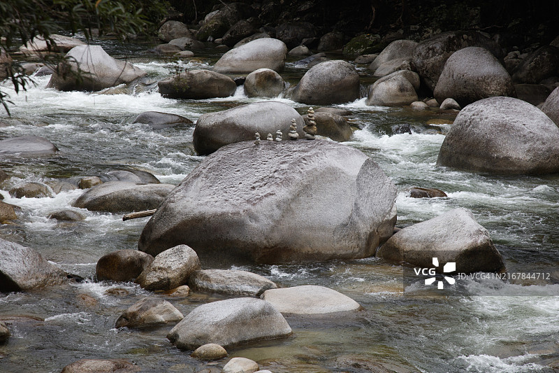 丹特里国家公园的莫斯曼河图片素材