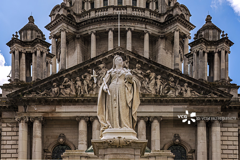 英国北爱尔兰贝尔法斯特市政厅图片素材