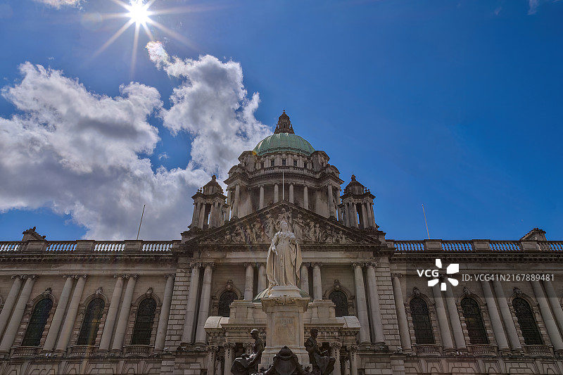 英国北爱尔兰贝尔法斯特市政厅图片素材