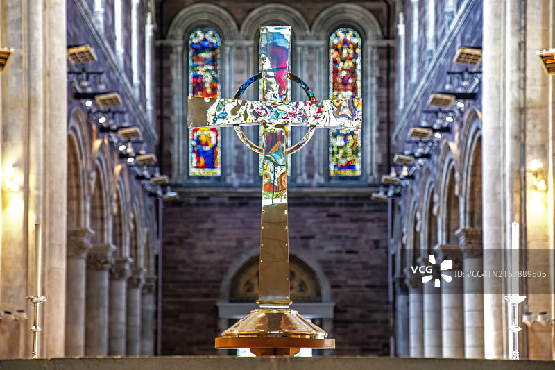 英国北爱尔兰贝尔法斯特圣安妮大教堂图片素材