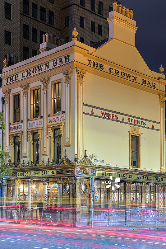 贝尔法斯特皇冠酒馆，英国北爱尔兰图片素材