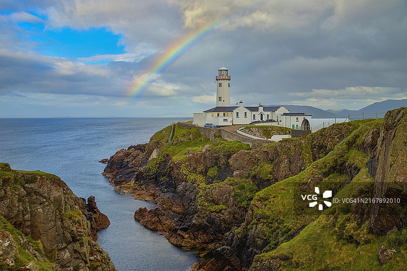 爱尔兰共和国多尼戈尔郡的法纳德灯塔图片素材
