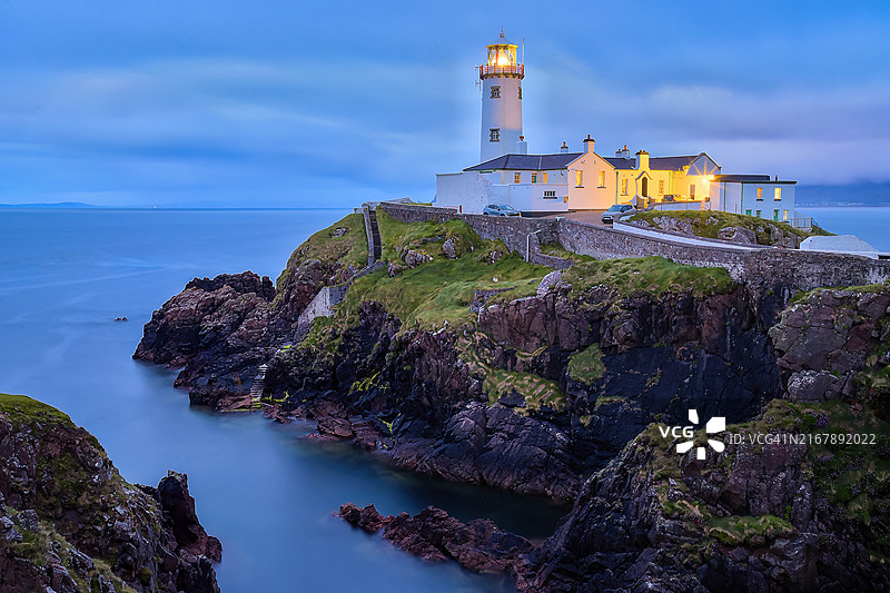 爱尔兰共和国多尼戈尔郡的法纳德灯塔图片素材