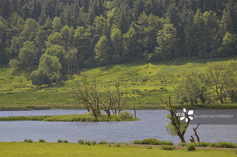 爱尔兰共和国利特里姆郡格伦卡湖图片素材