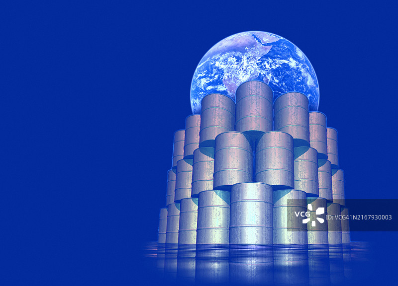全球石油概念图图片素材