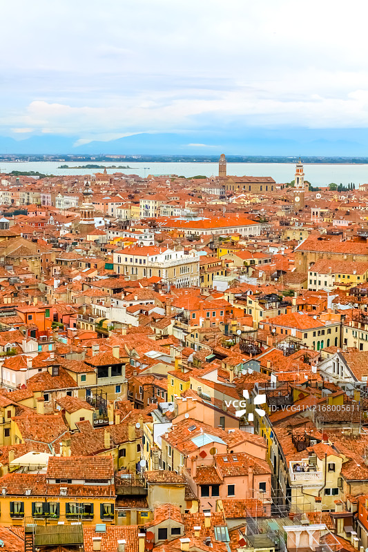 威尼斯鸟瞰图图片素材