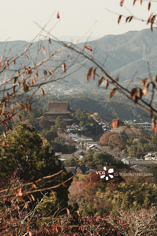 漫步日本奈良吉野山图片素材
