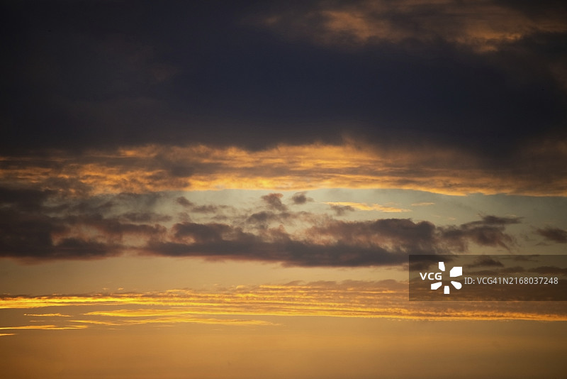 日落时分的乌云背景图片素材
