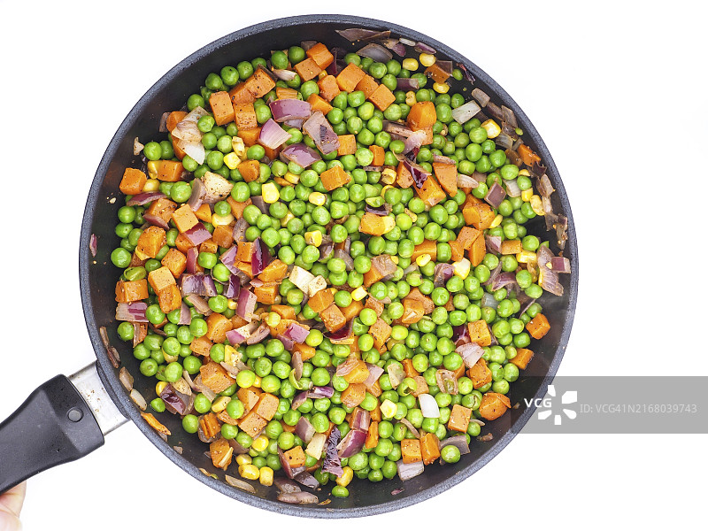 平底锅与蔬菜图片素材