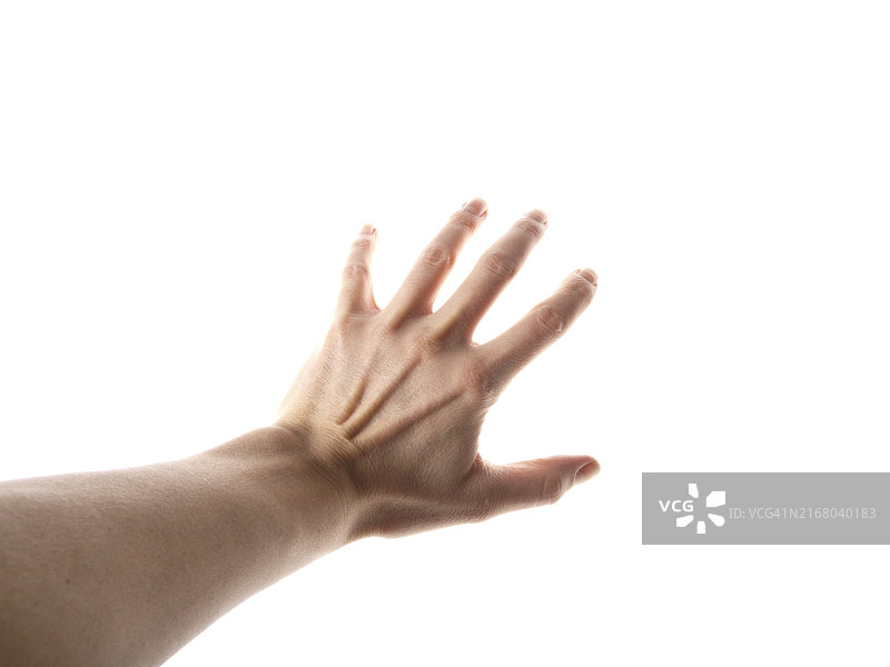 推动白色墙壁图片素材