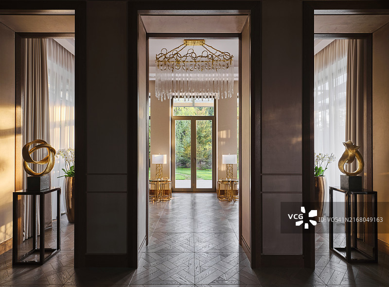 豪宅入口大厅图片素材