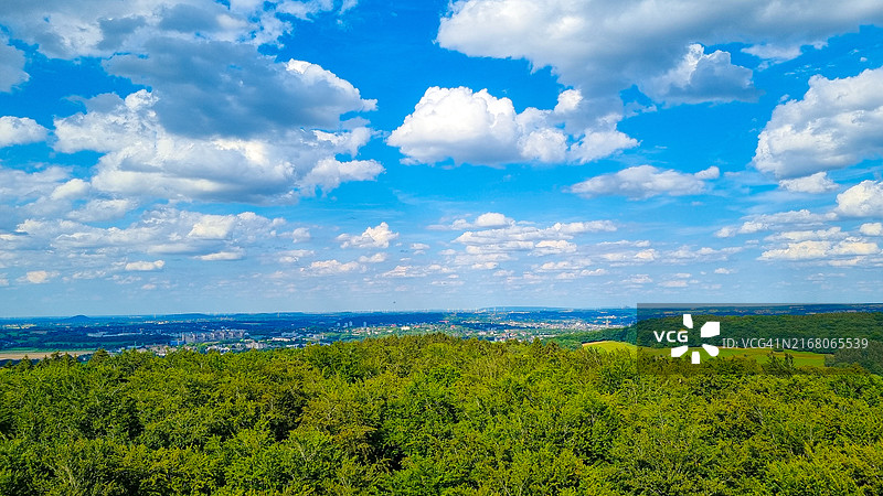 大海对着天空的美景图片素材