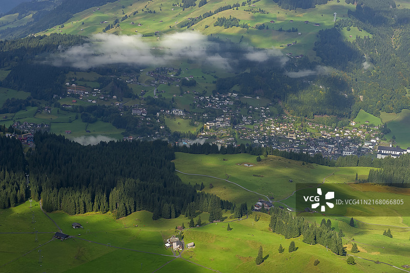 高空俯瞰地貌图片素材