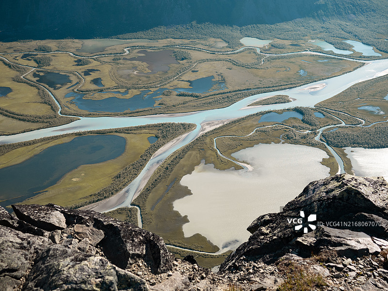 土地高角度景观图片素材