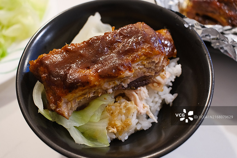 碗中食物特写，美国图片素材