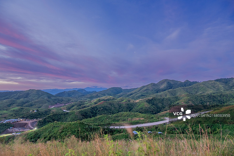 菲律宾打拉市山脉风光图片素材