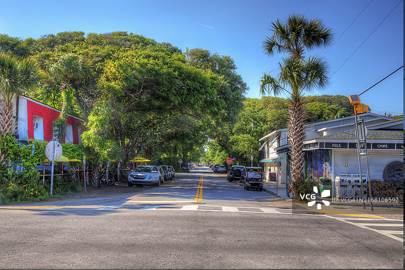 Folly Beach 街景图片素材