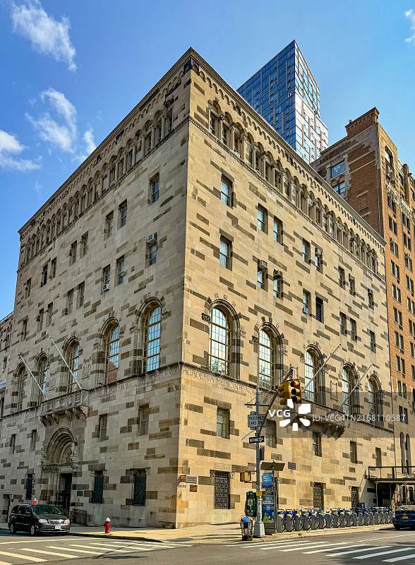 纽约医学科学院，纽约市第五大道图片素材