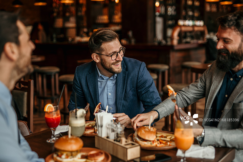 商务休闲午餐图片素材