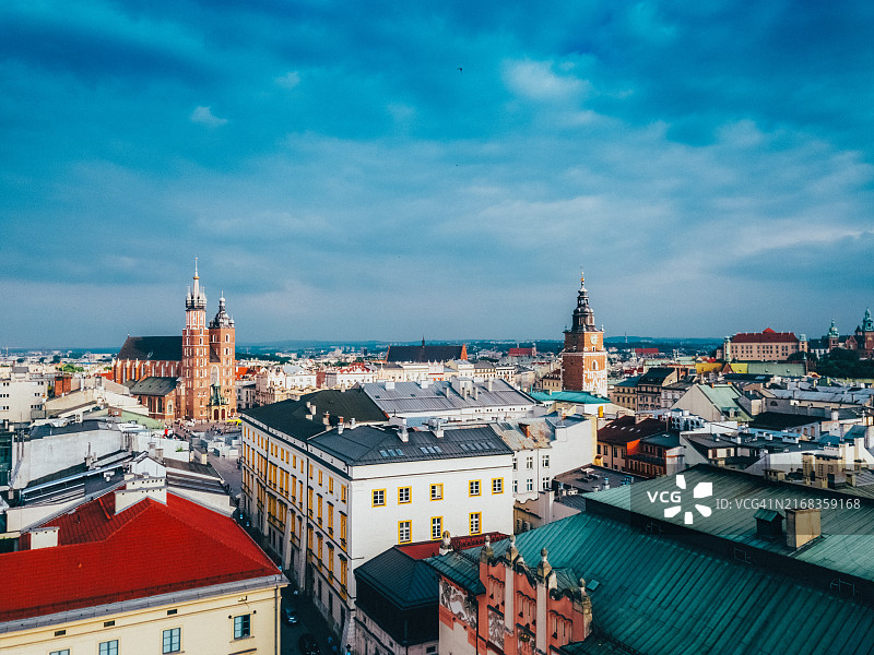 克拉科夫主市场广场图片素材