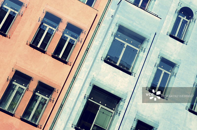 柏林克罗伊茨贝格的现代外墙设计图片素材