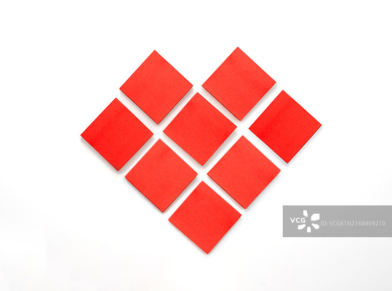 便签之心图片素材