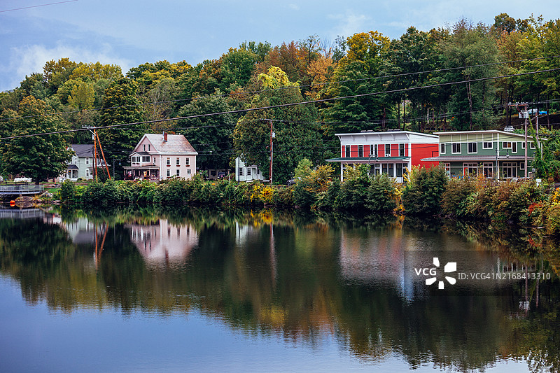 马萨诸塞州谢尔本福尔斯图片素材