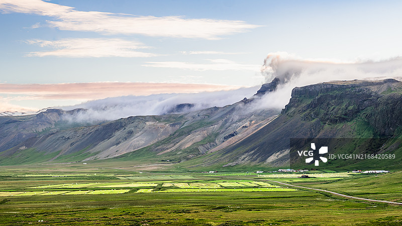 斯奈山半岛南部山脊远景图片素材