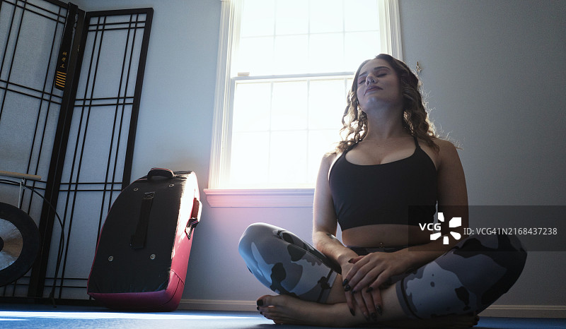 冥想空间图片素材