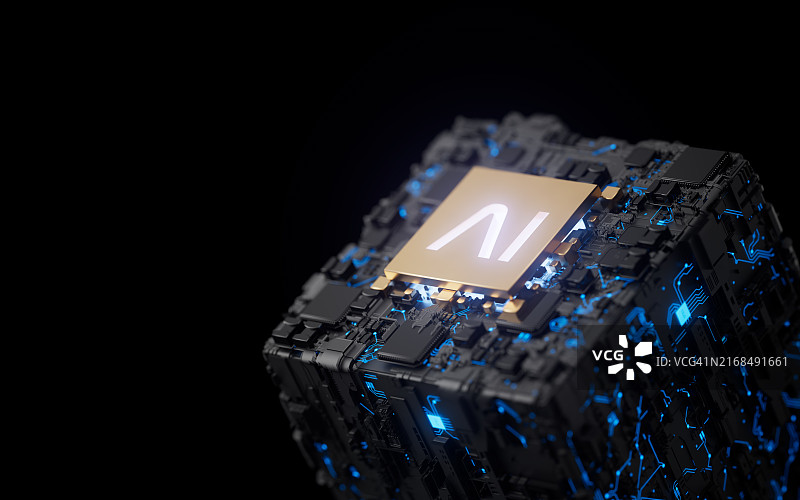 人工智能机器学习大语言模型技术图片素材