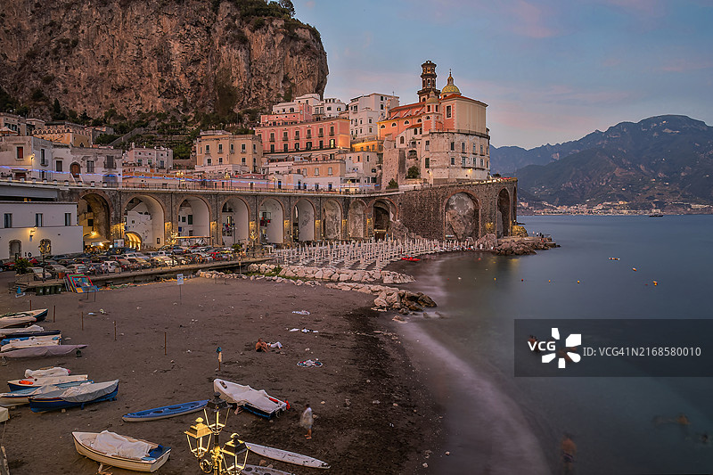 意大利坎帕尼亚阿特拉尼图片素材