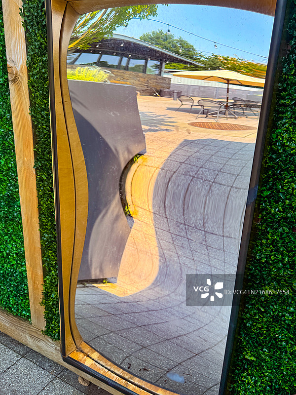 纽约市的哈哈镜图片素材