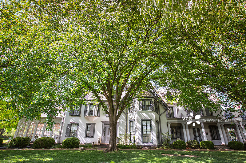 新泽西州林伍德州立公园的林伍德庄园古宅图片素材