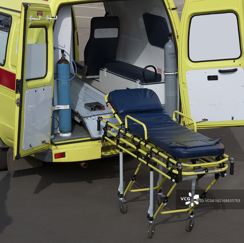 医疗服务急救运输担架图片素材
