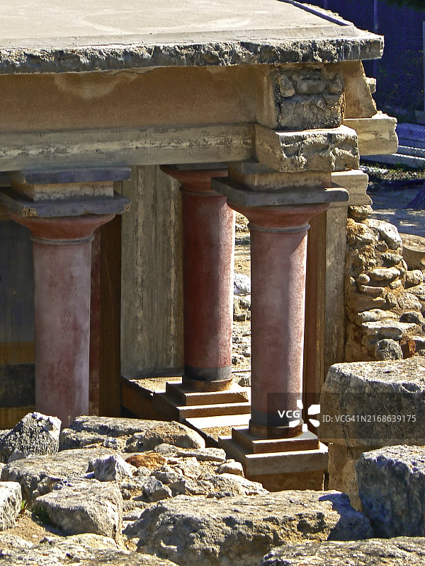 克里特岛克诺索斯图片素材