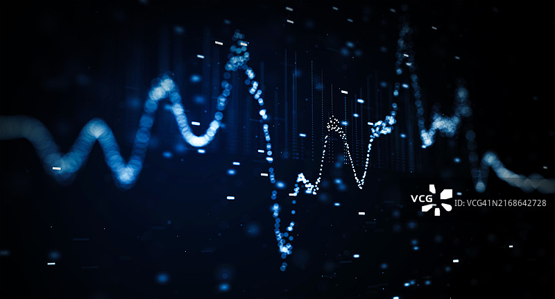 抽象数字未来主义图表图片素材