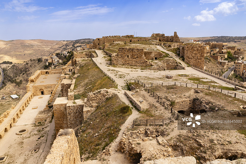 约旦卡拉克城堡上院图片素材
