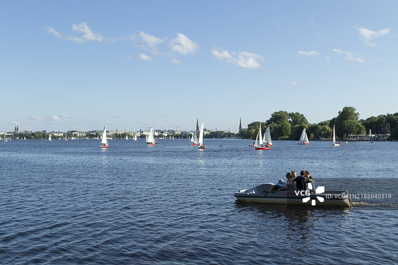 德国汉堡夏季休闲活动的天气象征图片图片素材