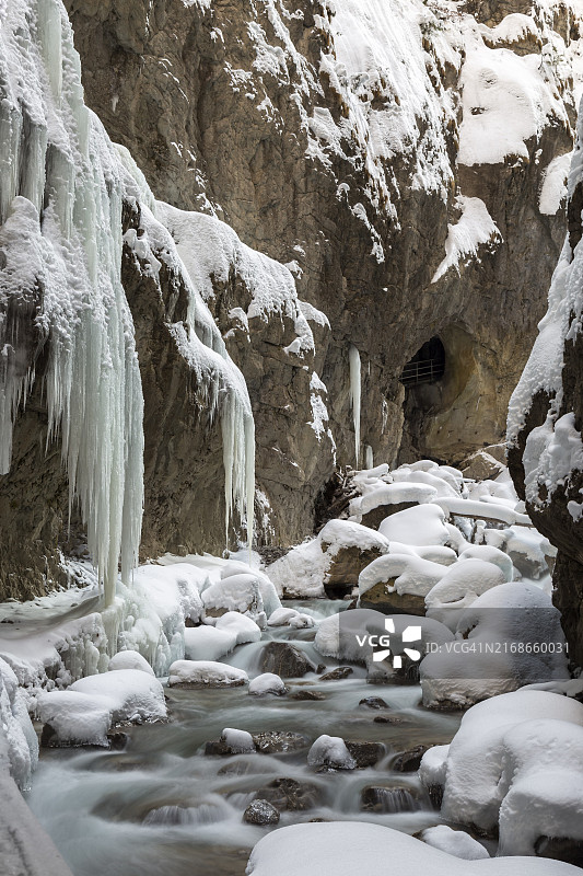冬季的帕特纳赫峡谷图片素材