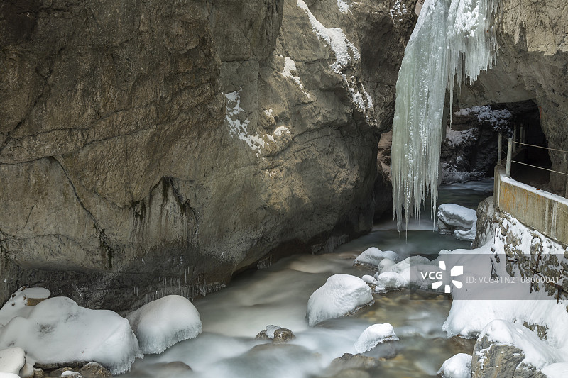 冬季的帕特纳赫峡谷图片素材